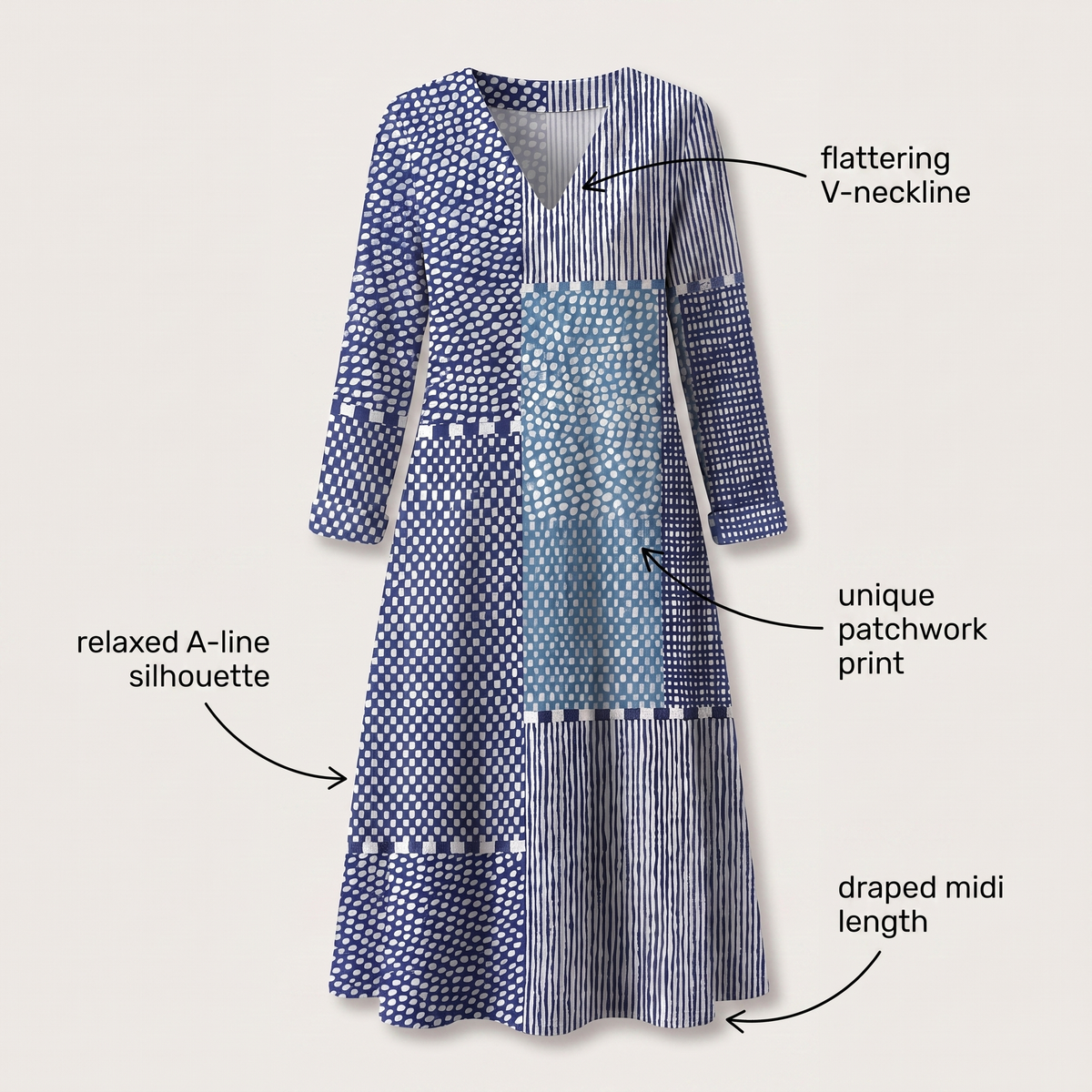 ROBE CONFORT SANS EFFORT AVA