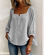 BLOUSE FLORENCE À MANCHES BOUFFANTES