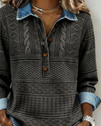 PULL NIVELL MI-BOUTONNÉ MODERNE