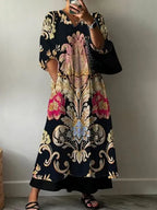 ROBE ÉLÉGANTE À IMPRIMÉ FLORAL MARIS
