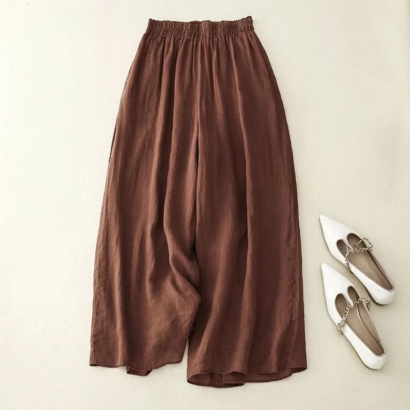 PANTALON EN LIN NICOLÉ