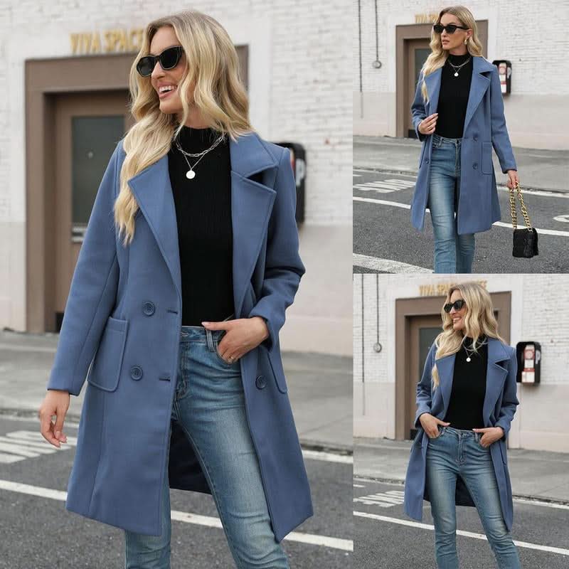 MANTEAU EN LAINE ELOWEN