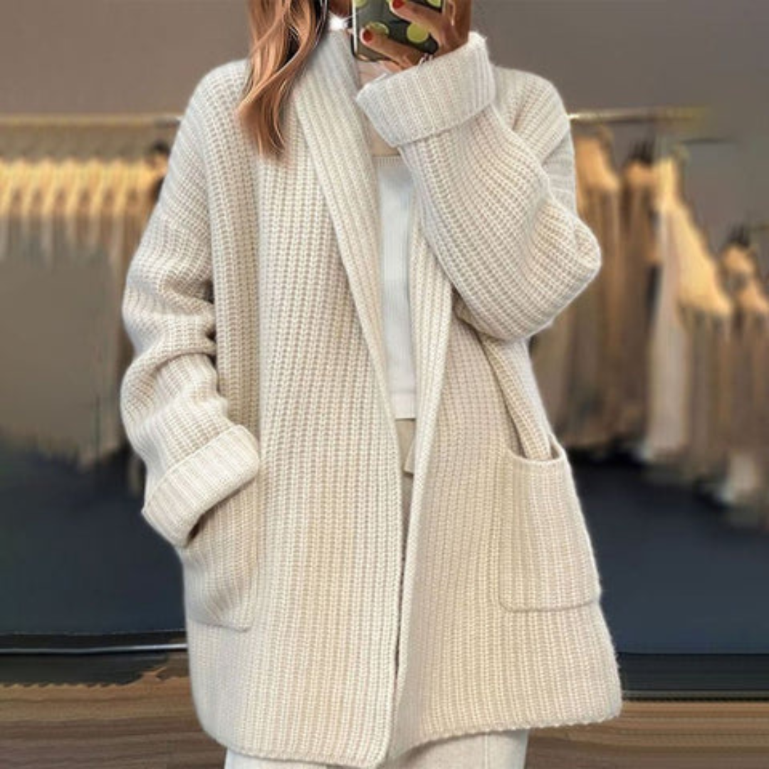 THALIRA CARDIGAN EN LAINE