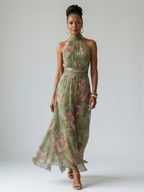 ROBE MIDI HALTER DELILAH