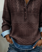 PULL NIVELL MI-BOUTONNÉ MODERNE