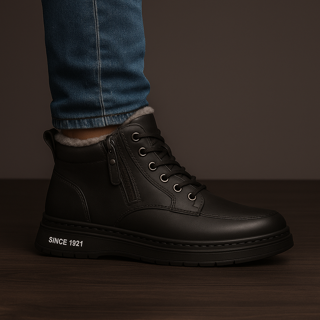 BASKETS EN CUIR SOREN