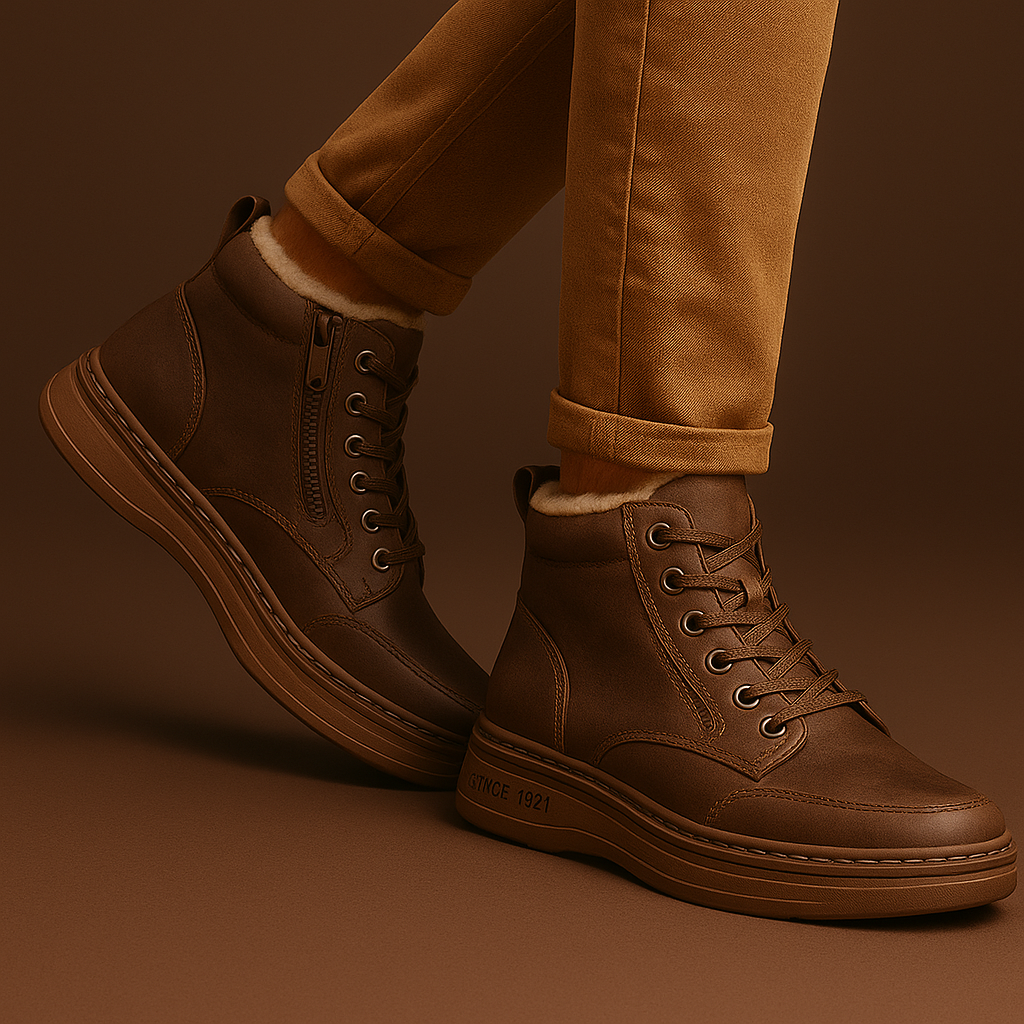 BASKETS EN CUIR SOREN