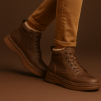BASKETS EN CUIR SOREN