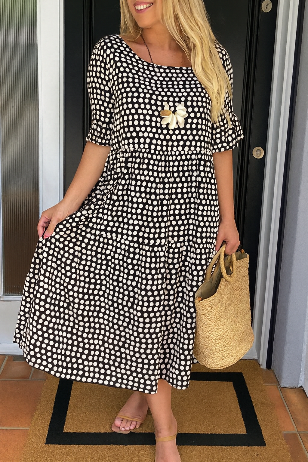 ROBE MIDI ÉLÉGANTE LIVIA