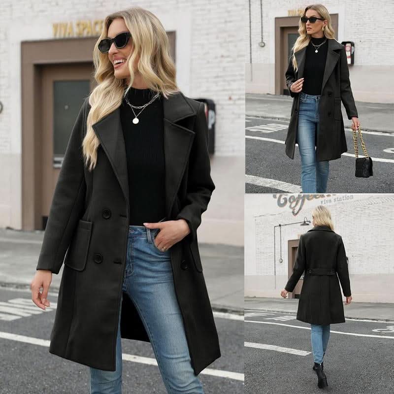 MANTEAU EN LAINE ELOWEN