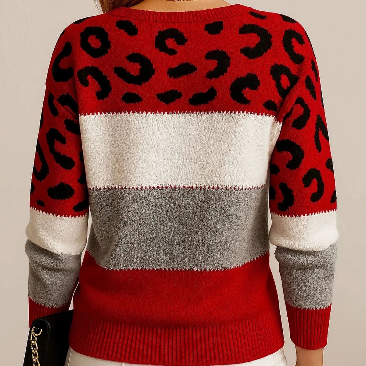 PULL VELORA LEOPARD LUXE