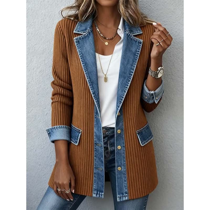 VESTE EN JEAN DÉCONTRACTÉE