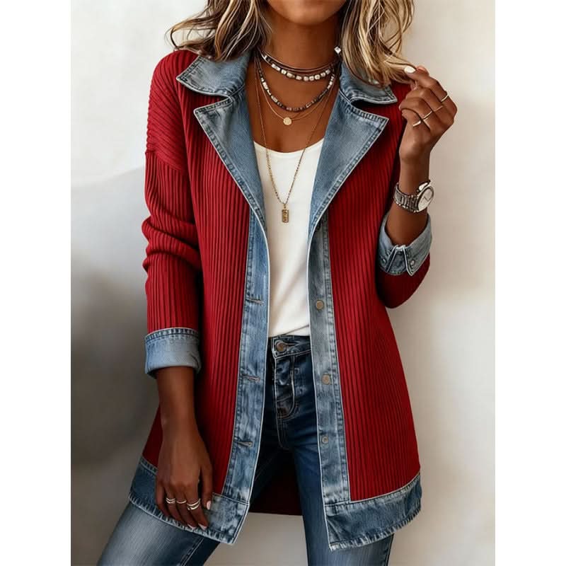 VESTE EN JEAN DÉCONTRACTÉE