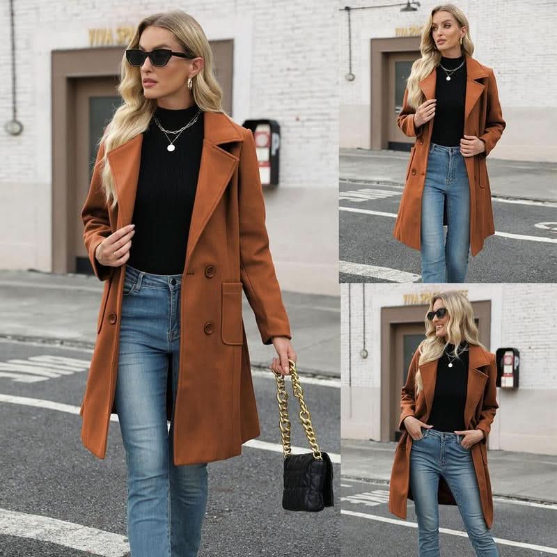MANTEAU EN LAINE ELOWEN