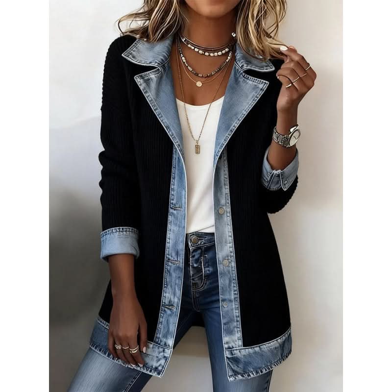 VESTE EN JEAN DÉCONTRACTÉE