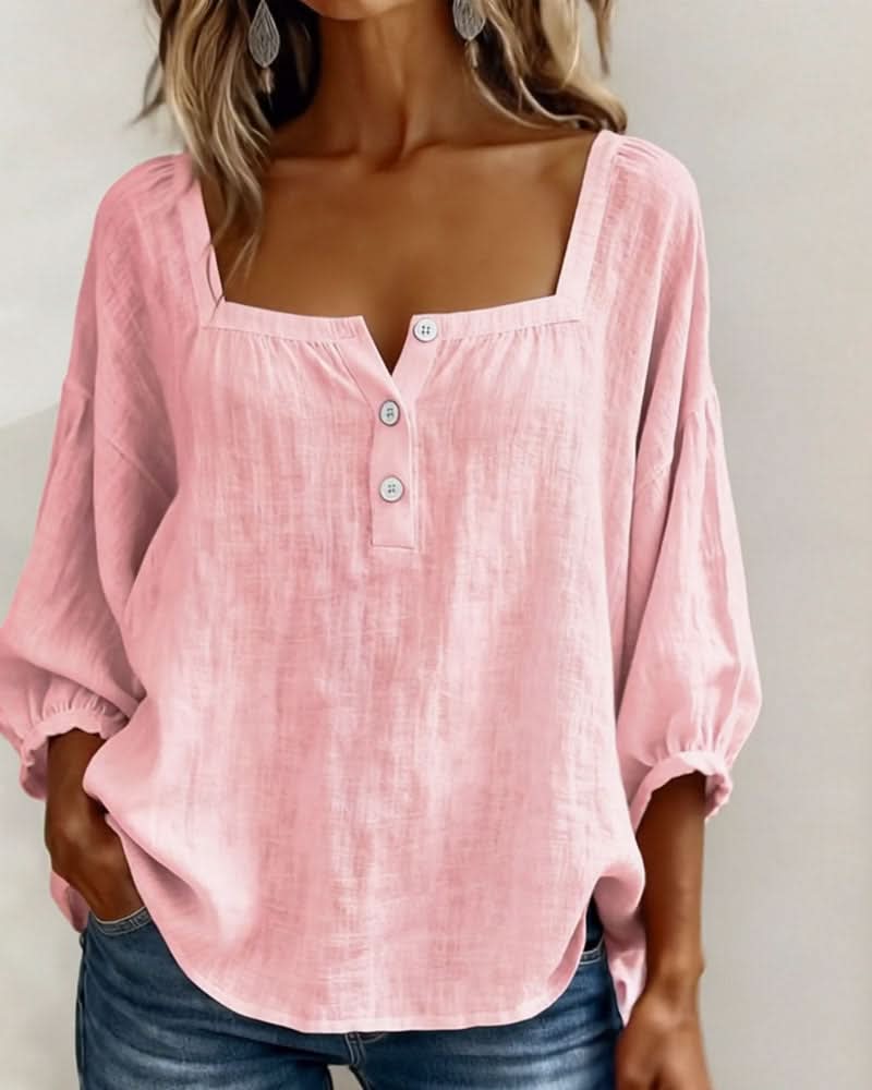 BLOUSE FLORENCE À MANCHES BOUFFANTES