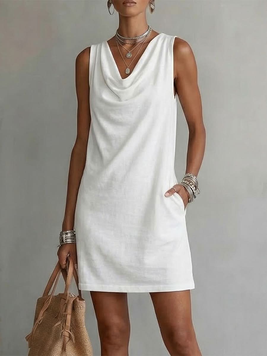 ROBE DRAPÉE ELEANOR
