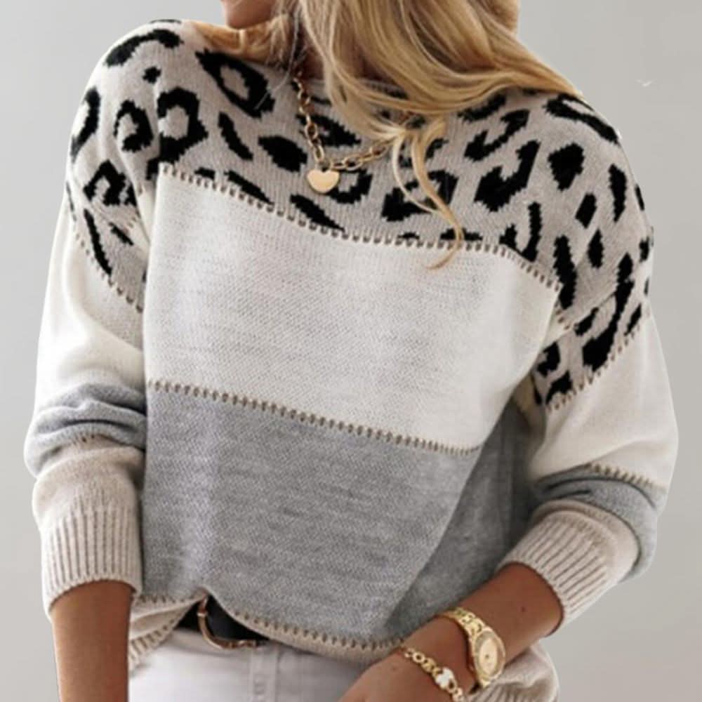 PULL VELORA LEOPARD LUXE