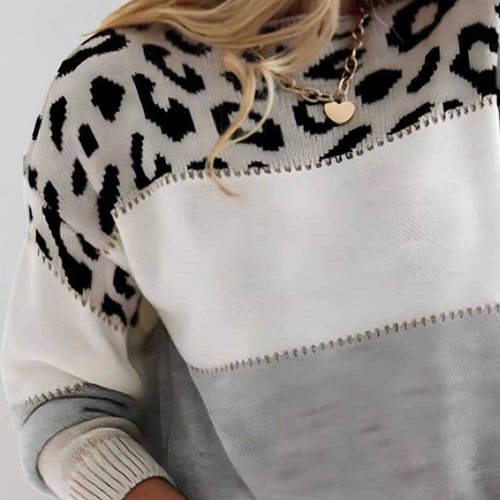 PULL VELORA LEOPARD LUXE