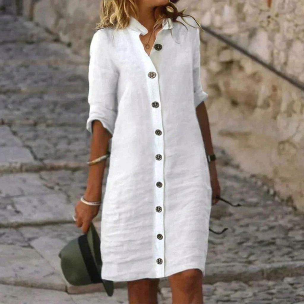 ROBE CHEMISE BOUTONNÉE HOLLINMERE