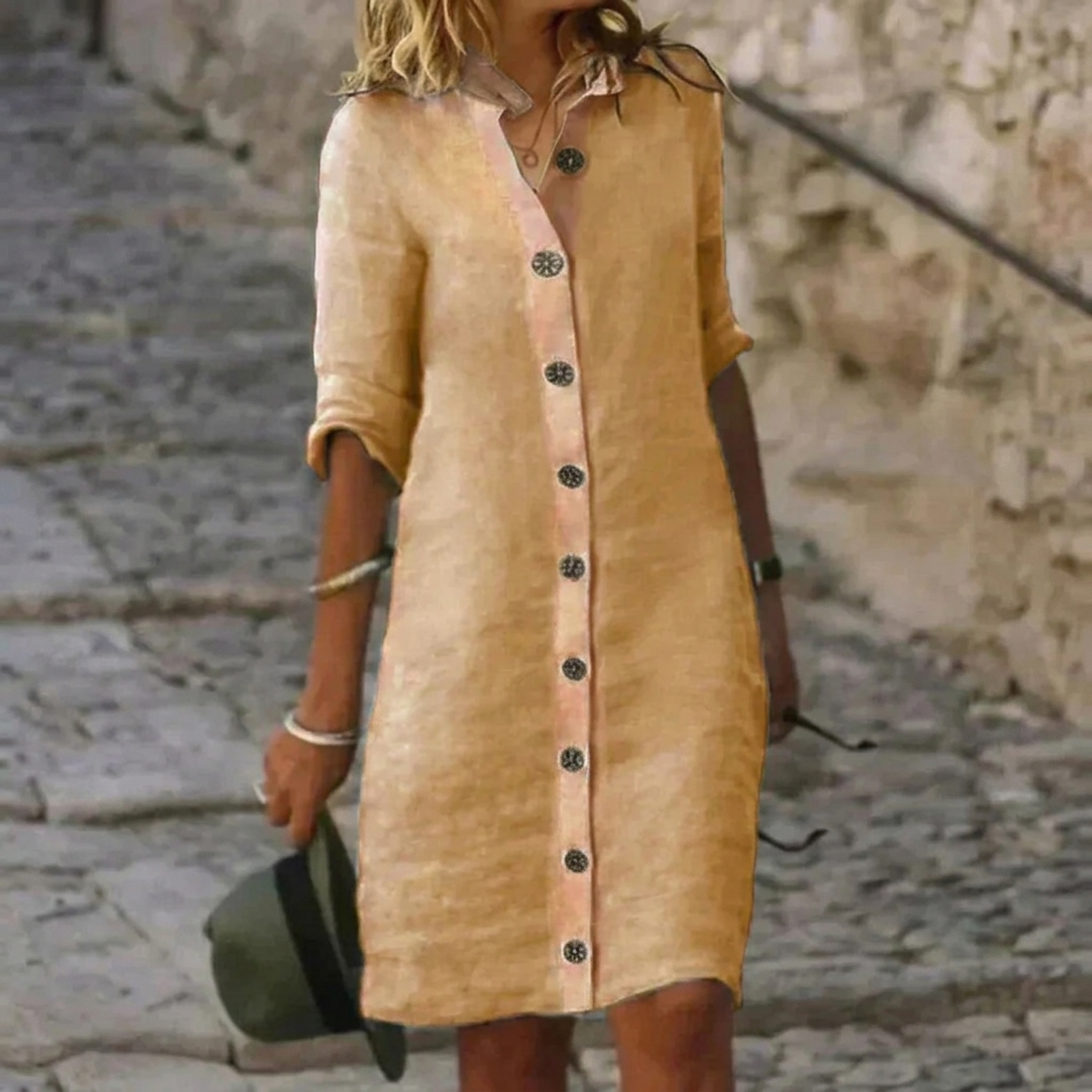 ROBE CHEMISE BOUTONNÉE HOLLINMERE