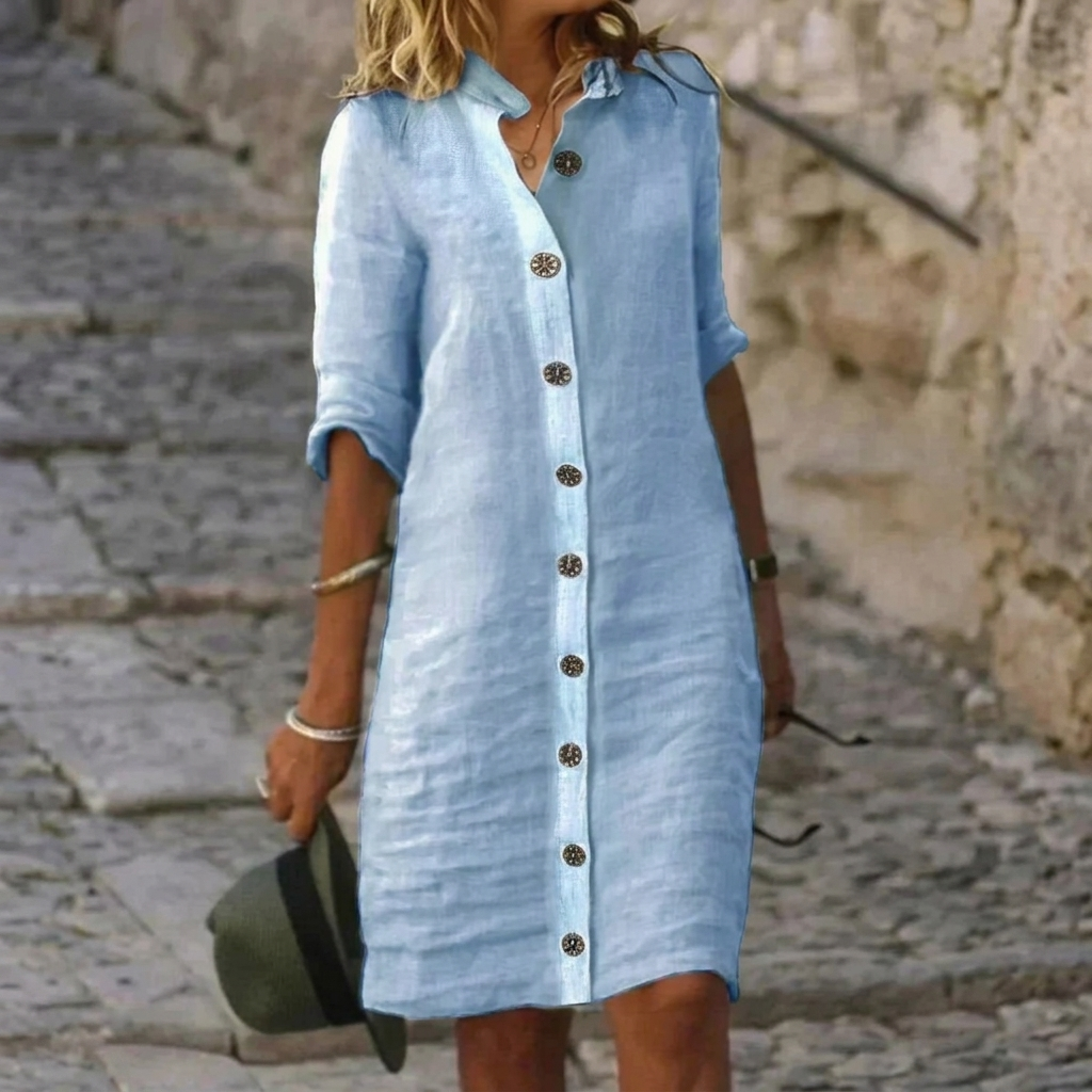 ROBE CHEMISE BOUTONNÉE HOLLINMERE