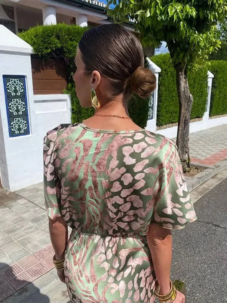 ROBE MIDI FLORENCE EN CUIVRE