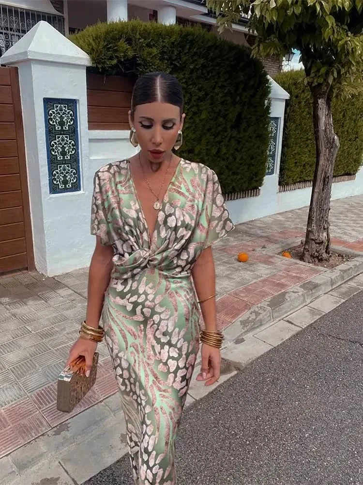 ROBE MIDI FLORENCE EN CUIVRE