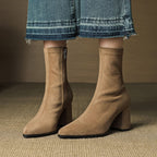 BOTTES EN DAIM SIENNA