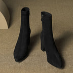 BOTTES EN DAIM SIENNA