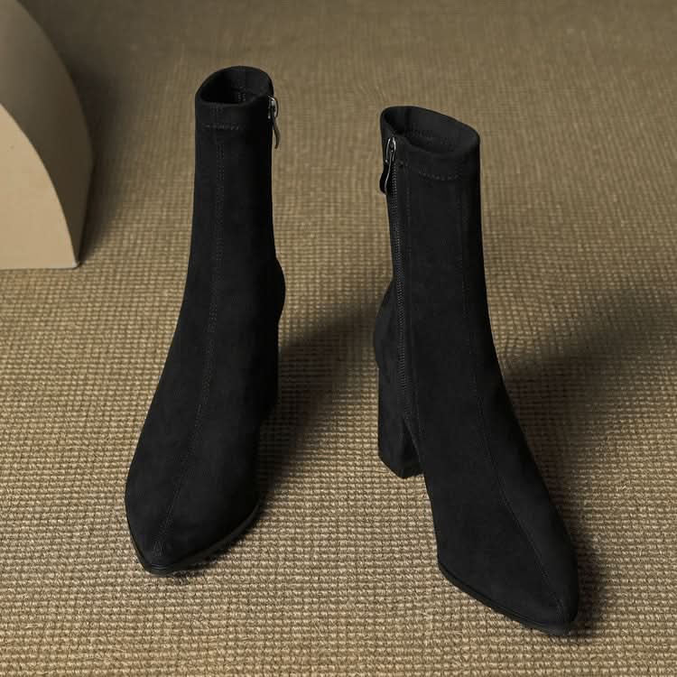 BOTTES EN DAIM SIENNA