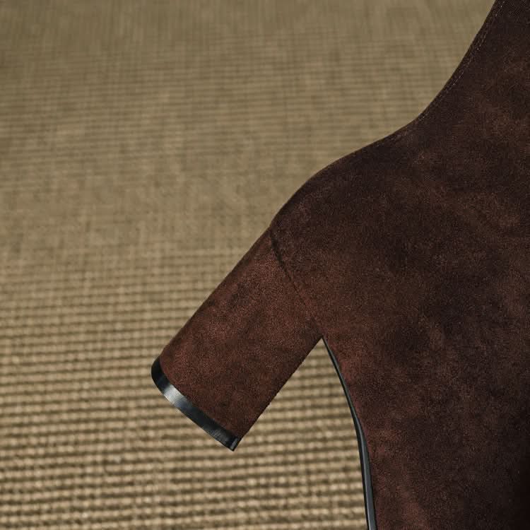 BOTTES EN DAIM SIENNA