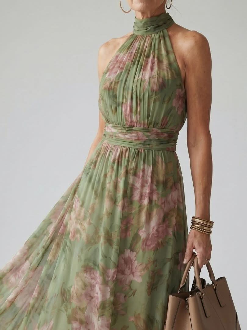 ROBE MIDI HALTER DELILAH