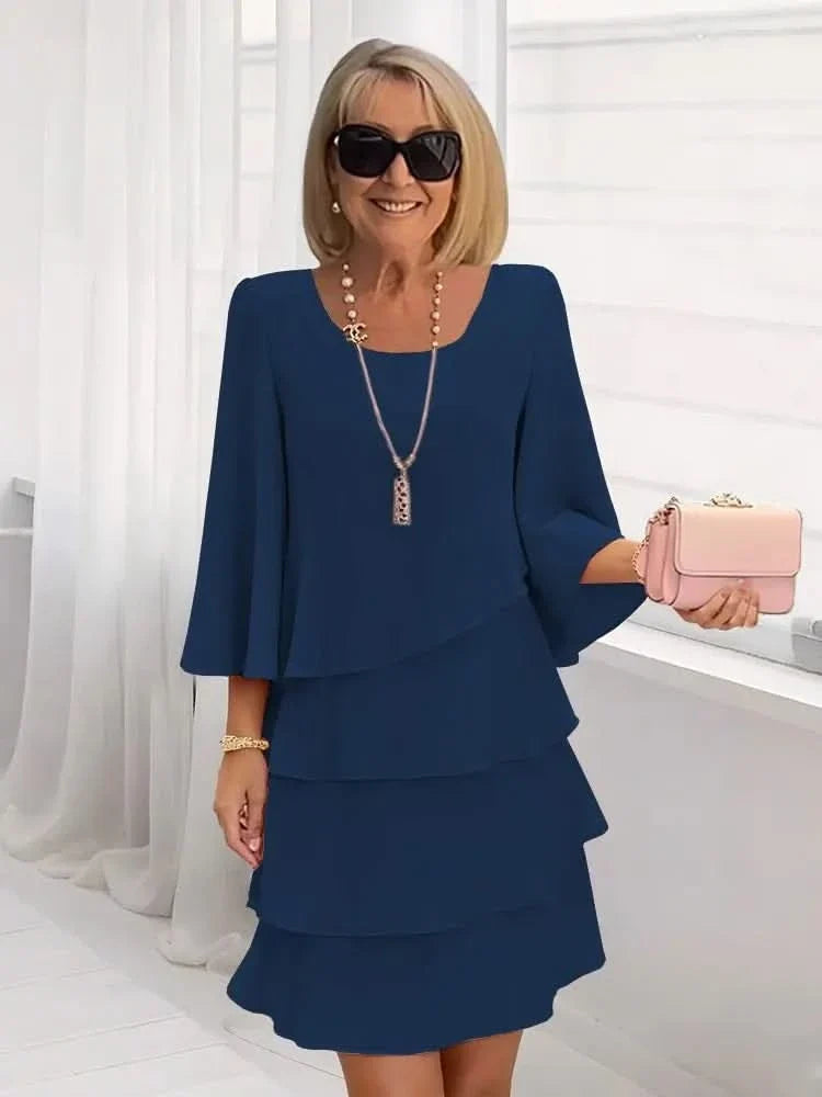 ROBE CHARLOTTE À VOLANTS