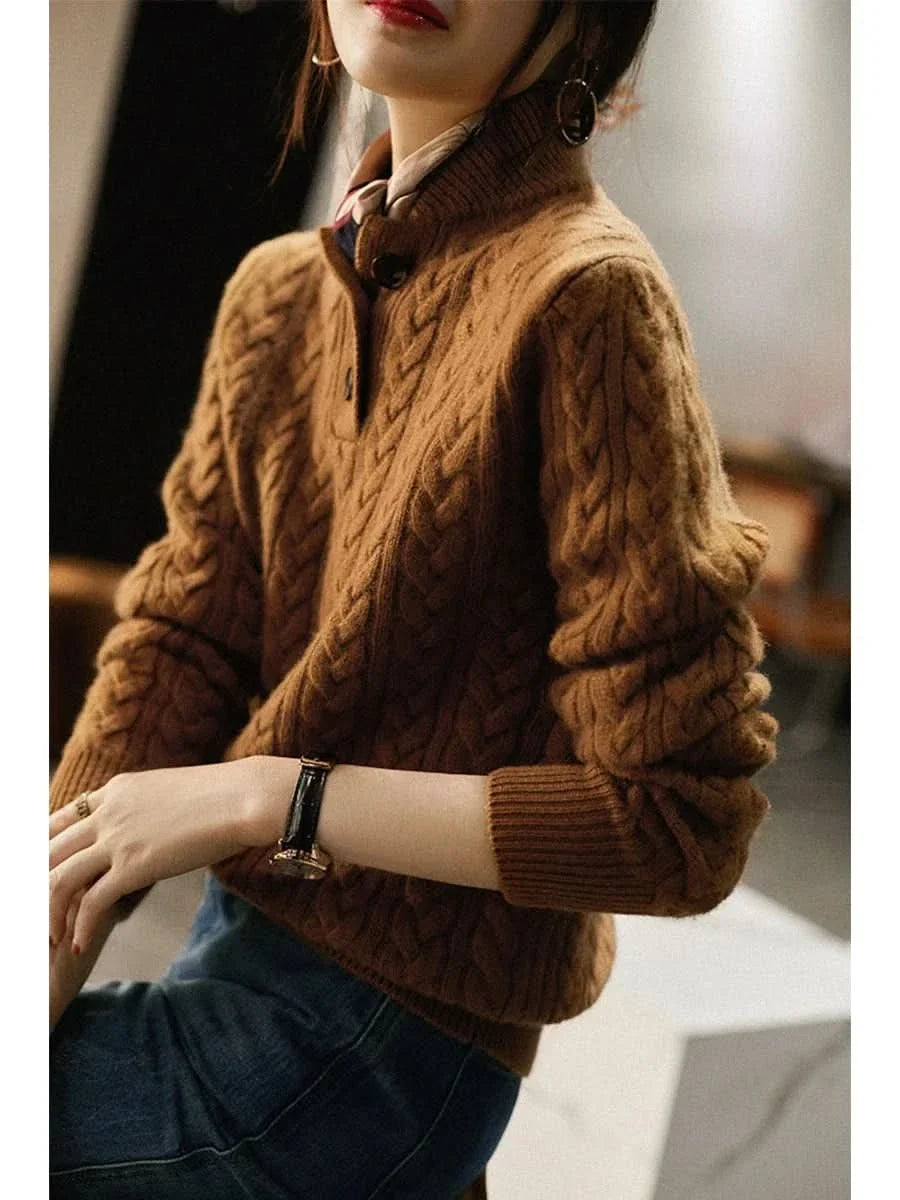 PULL EN CACHEMIRE CELESTE