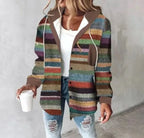 MANTEAU À CAPUCHE EN TARTAN HIGHLAND