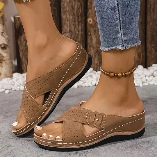SANDALES COMPENSÉES SOLARA