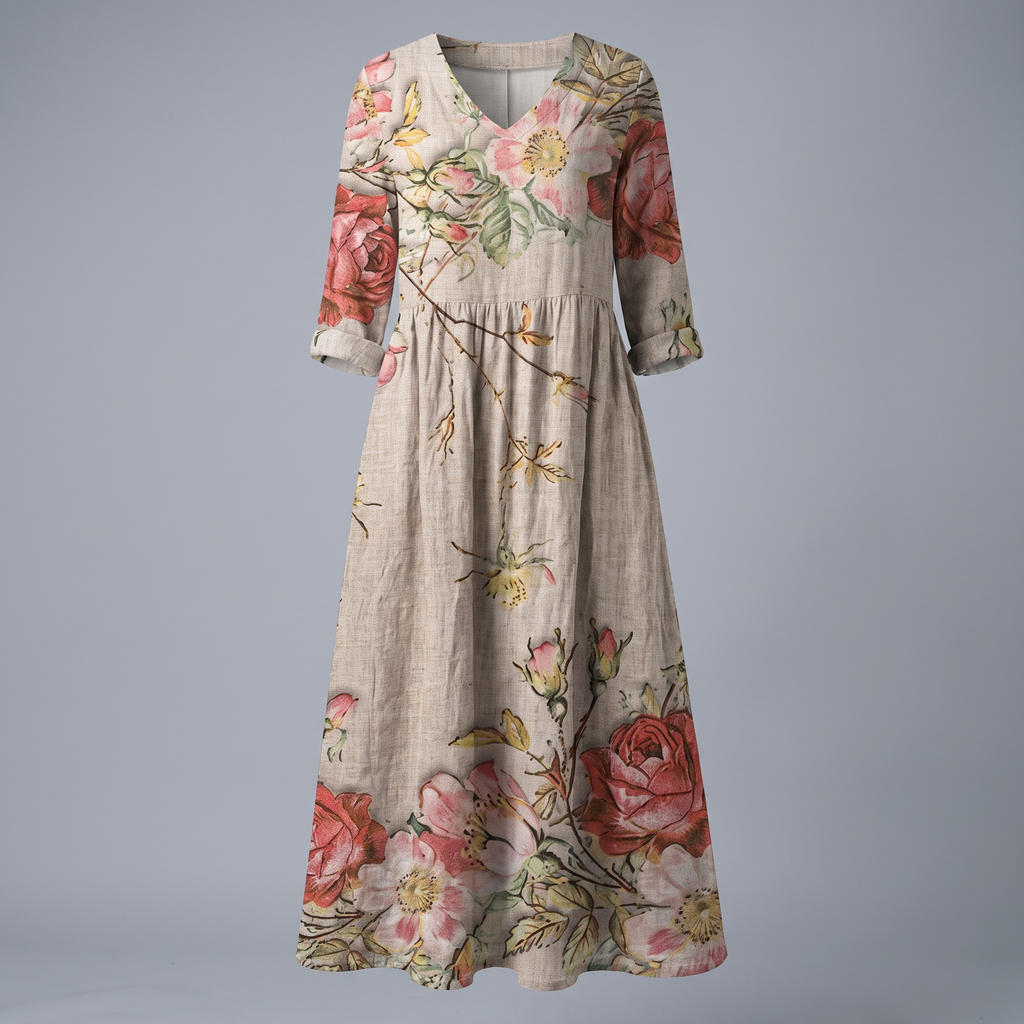 ROBE MIDI ALINA BLOSSOM
