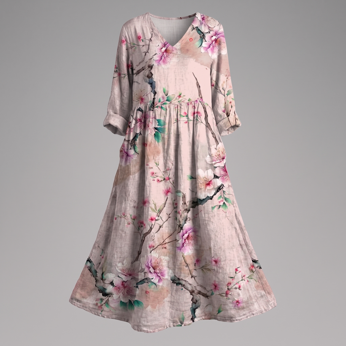 ROBE MIDI ALINA BLOSSOM