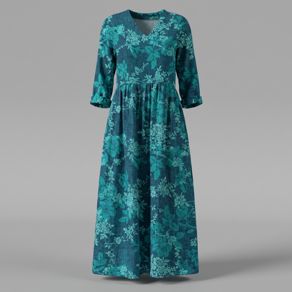 ROBE MIDI ALINA BLOSSOM