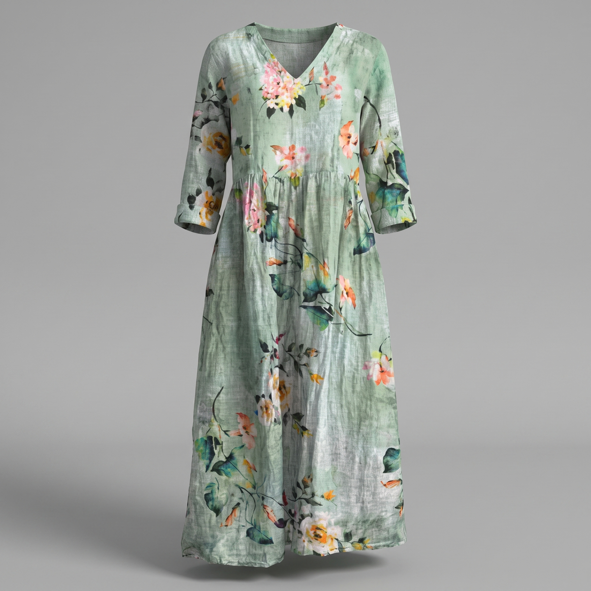 ROBE MIDI ALINA BLOSSOM