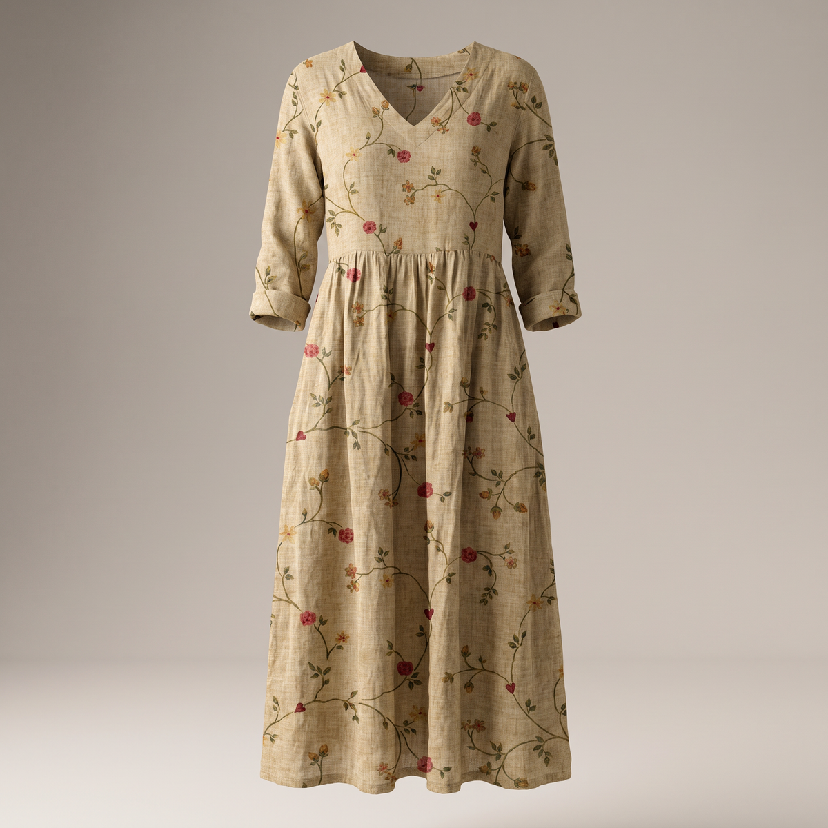 ROBE MIDI ALINA BLOSSOM