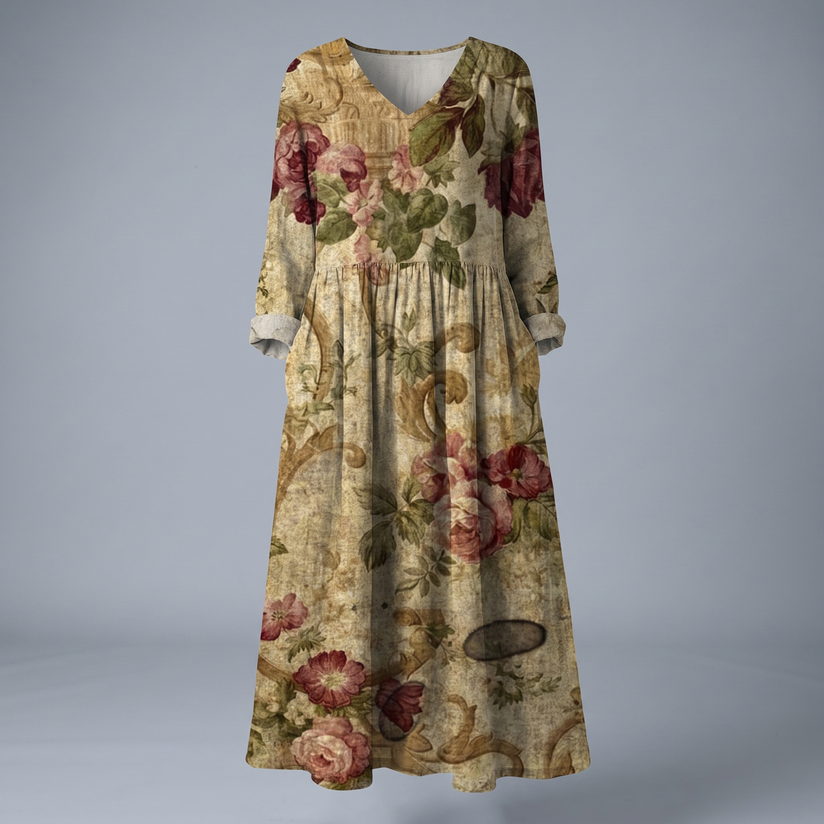 ROBE MIDI ALINA BLOSSOM