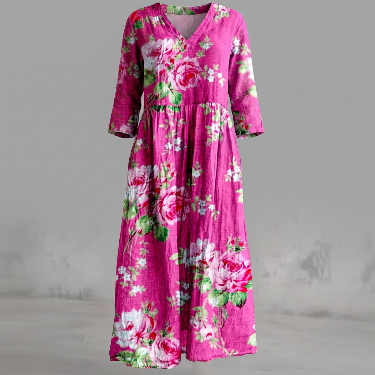 ROBE MIDI ALINA BLOSSOM