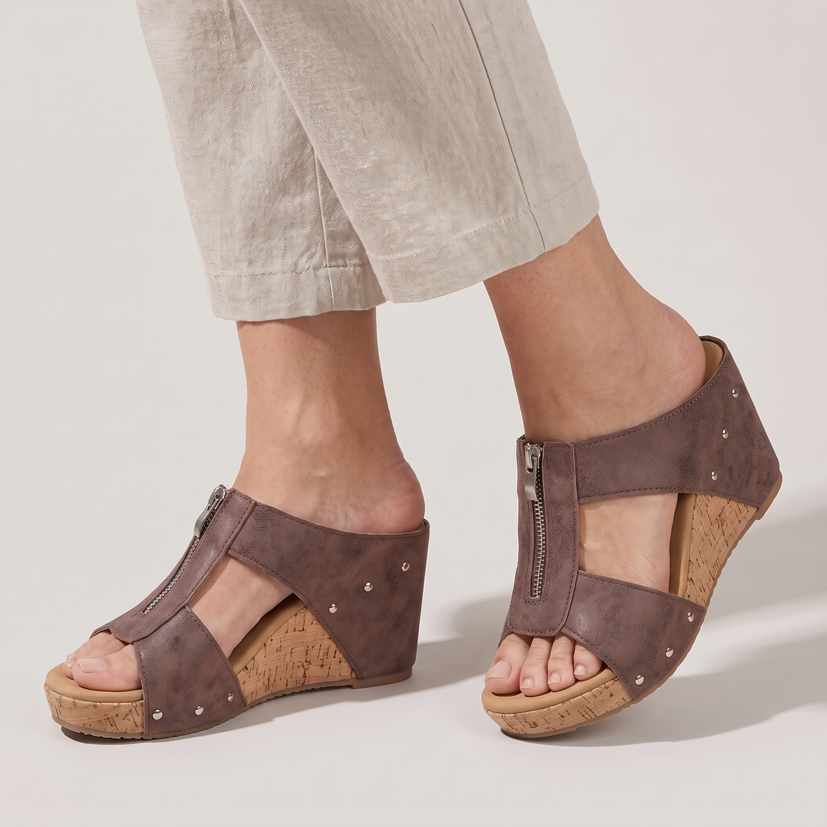 SANDALES ORTHOPÉDIQUES ZIPPÉES ARIA