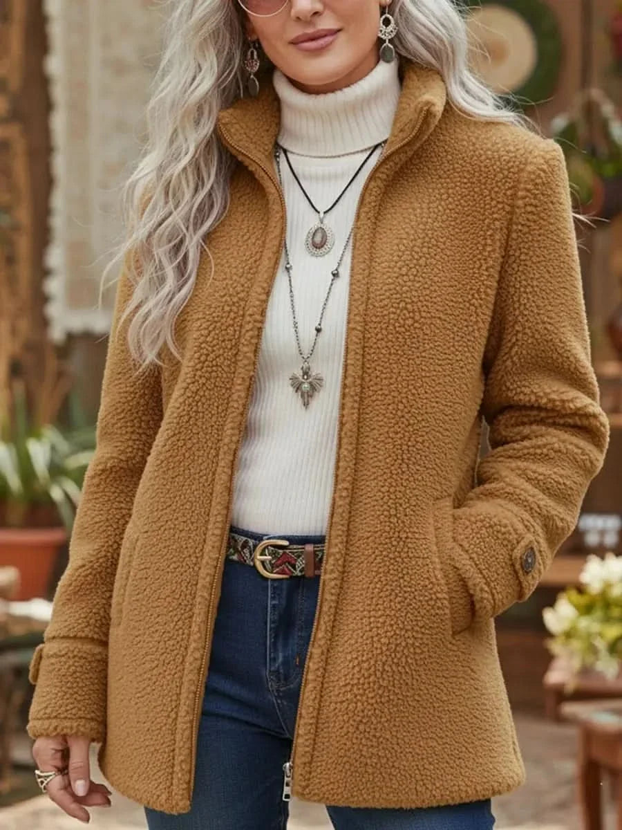 VESTE EN LAINE D'AGNEAU SOPHIA