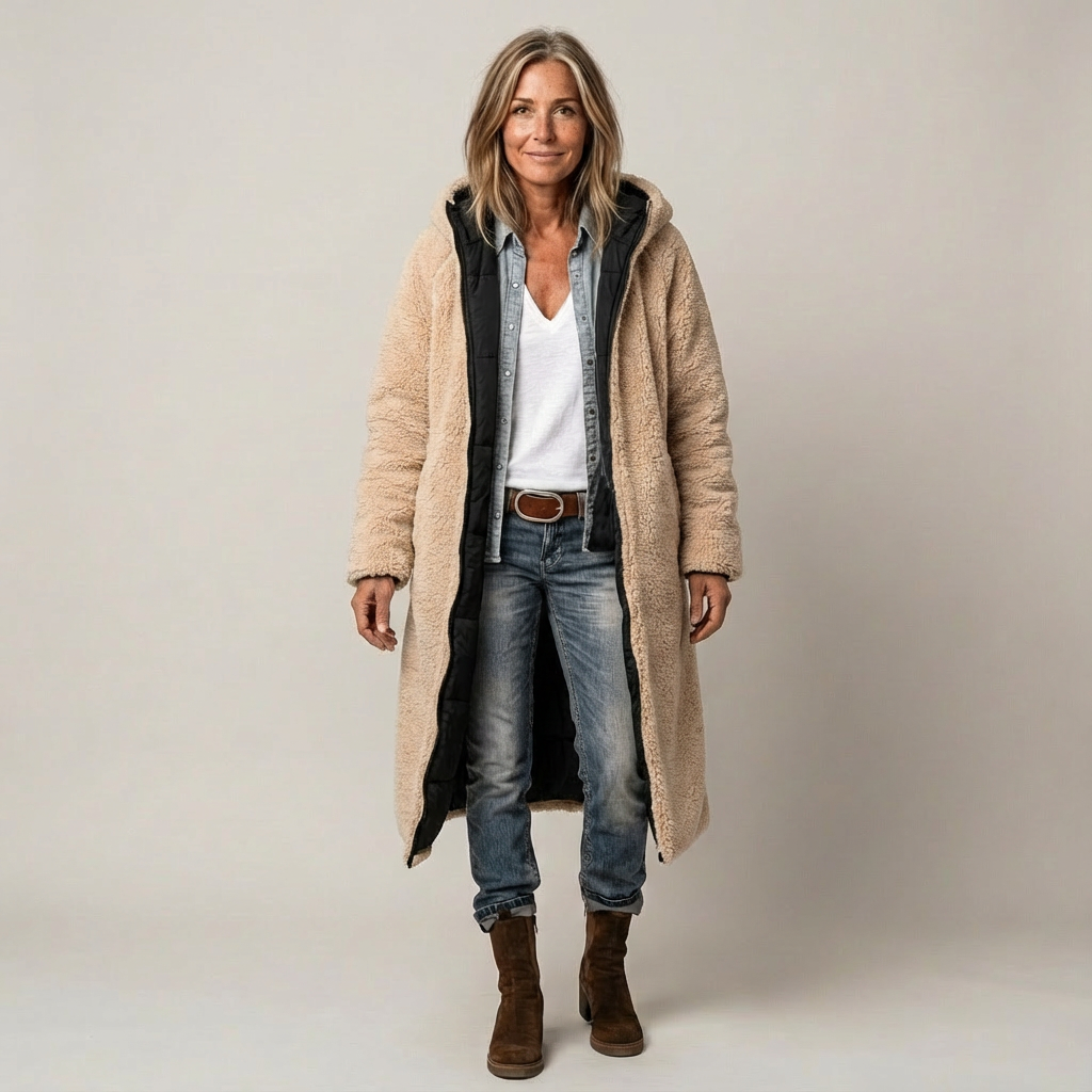 MANTEAU DOUBLE FACE NOA