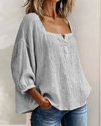 BLOUSE FLORENCE À MANCHES BOUFFANTES