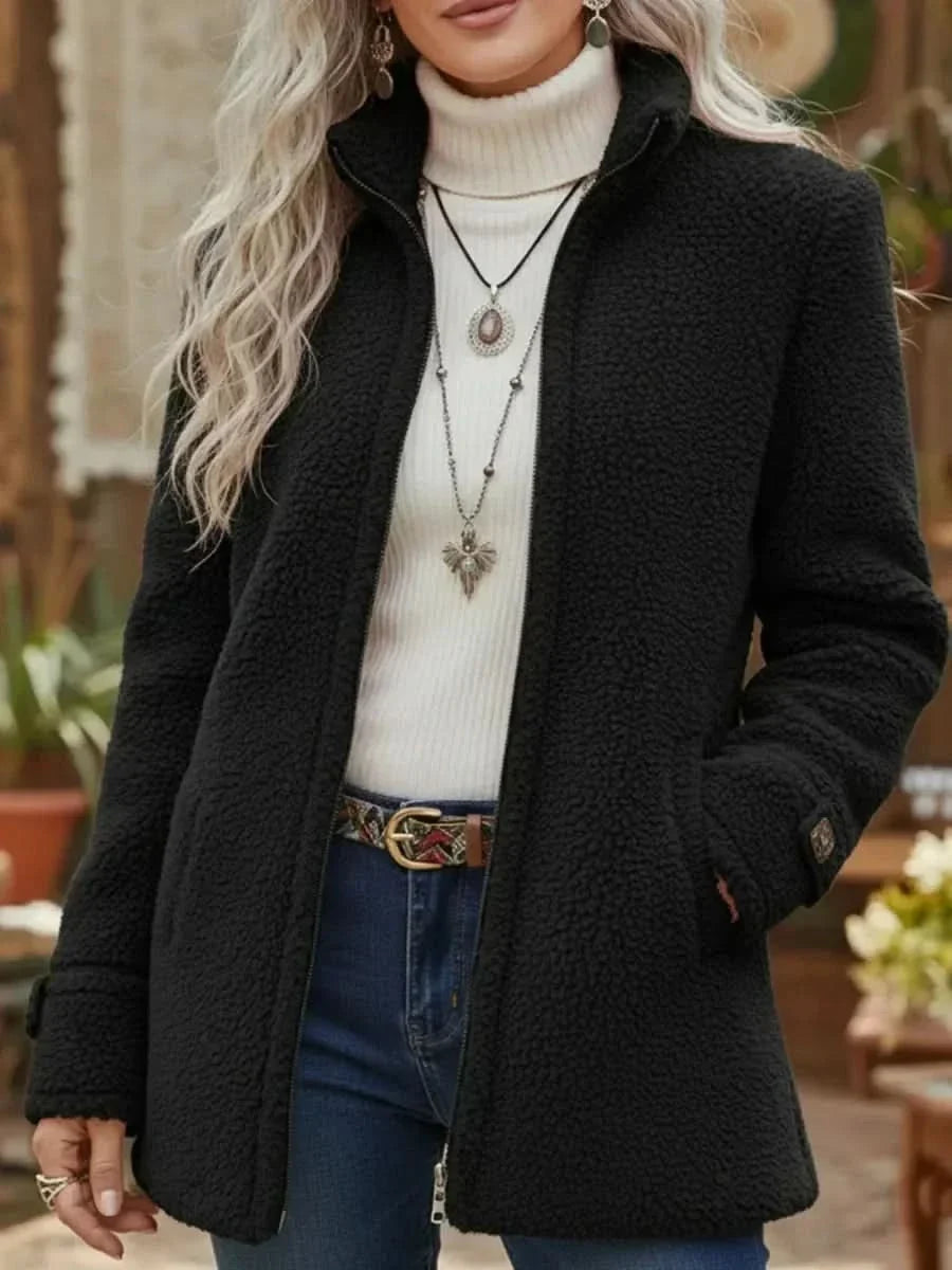 VESTE EN LAINE D'AGNEAU SOPHIA