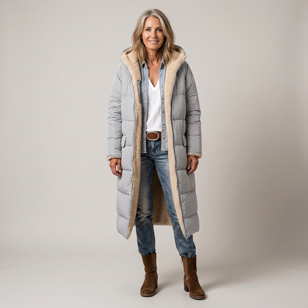 MANTEAU DOUBLE FACE NOA